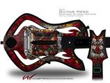 Bed Of Roses Decal Style Skin - fits Warriors Of Rock Guitar Hero Guitar (GUITAR NOT INCLUDED)