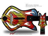 Visitor Decal Style Skin - fits Warriors Of Rock Guitar Hero Guitar (GUITAR NOT INCLUDED)